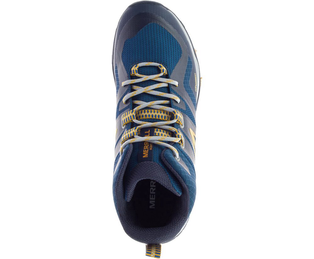 Botas Homem - Merrell Mqm Flex 2 Mid Gore-Tex® - Azuis - CES439102